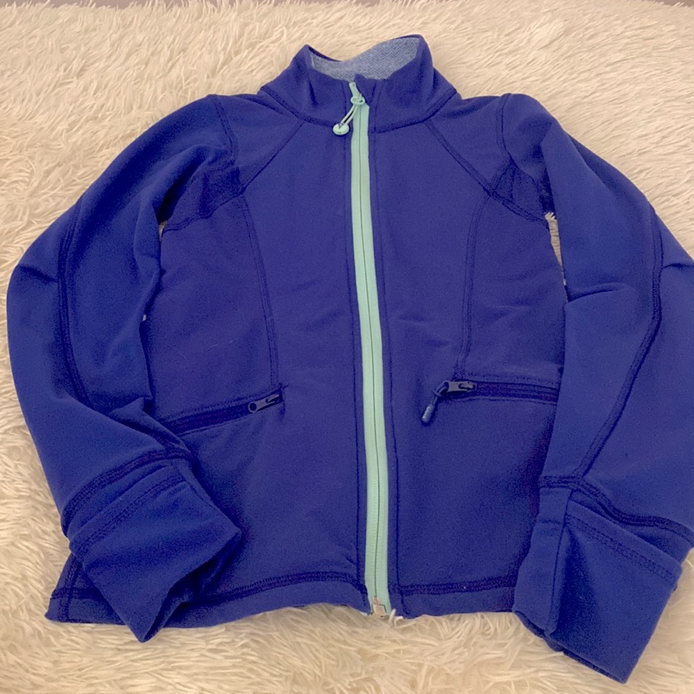 Ivivva purple athletic zip up jacket